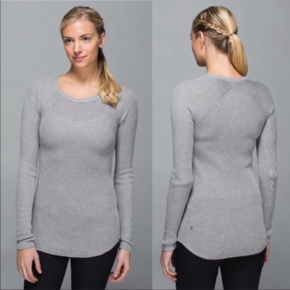 Lululemon Cabin Yogi Sweater Grey